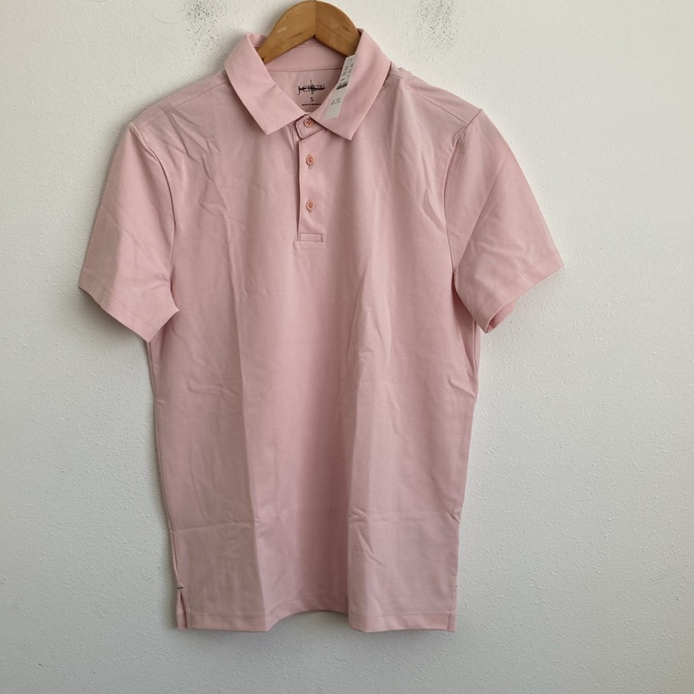 J. Crew Men's Soft-touch polo shirt Small Sunwashed Peony‎ Color - Picture 2 of 8